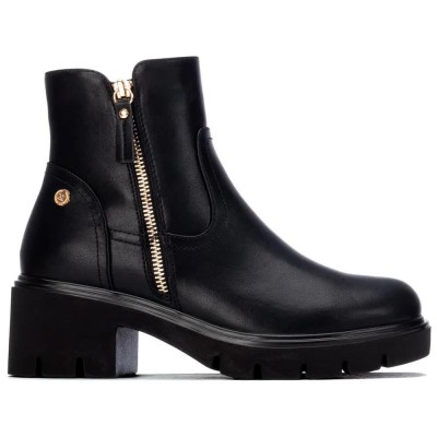 дамски,боти,мъжки,боти,xti,14635401,heel,booties,black,(black)