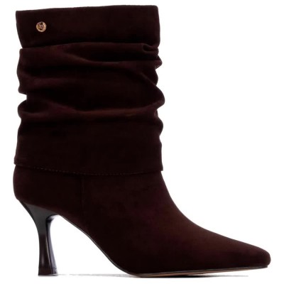 дамски,боти,мъжки,боти,xti,14639302,heel,booties,brown,(brown)