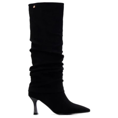 обувки,дамски,боти,мъжки,боти,xti,14639401,heel,boots,black,(black)