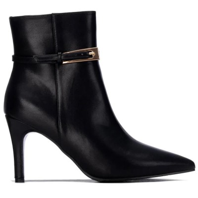 дамски,боти,мъжки,боти,xti,14646501,heel,booties,black,(black)