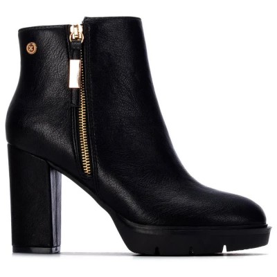 дамски,боти,мъжки,боти,xti,14650401,heel,booties,black,(black)
