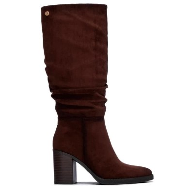 обувки,дамски,боти,мъжки,боти,xti,14652901,heel,boots,brown,(brown)