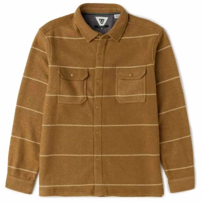 мъжки,якета,дамски,якета,и,палта,vissla,looper,terry,eco,overshirt,brown,(bronze)