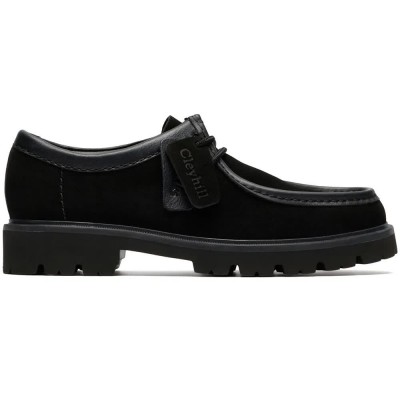 обувки,мъжки,обувки,clarks,shoes,cleyhill,seam,shoes,black,(black,suede)