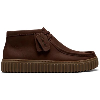 обувки,дамски,боти,мъжки,боти,clarks,shoes,torhill,hi,booties,brown,(dark,brown,leather)
