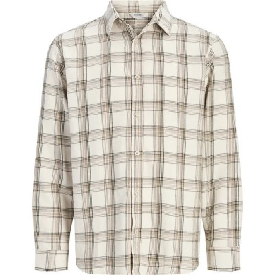 карирана,риза,дамски,ризи,мъжки,ризи,jj,rebel,lane,long,sleeve,shirt,beige,(moonbeam,checks,roasted,cash,forest,night)