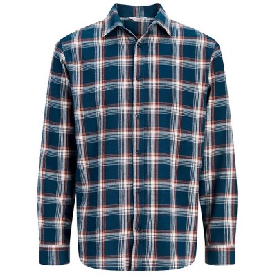 карирана,риза,дамски,ризи,мъжки,ризи,jj,rebel,lane,long,sleeve,shirt,blue,(navy,blazer,checks,white,argan,oil)