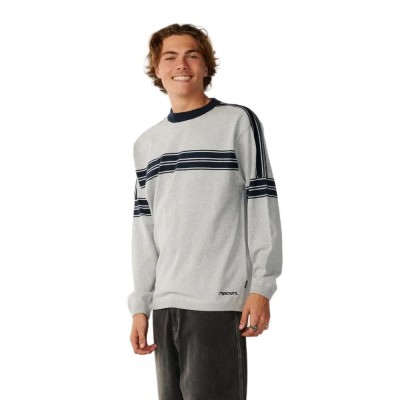 блуза,мъжки,пуловери,rip,curl,archive,two,stripe,sweatshirt,grey,(grey,marle)