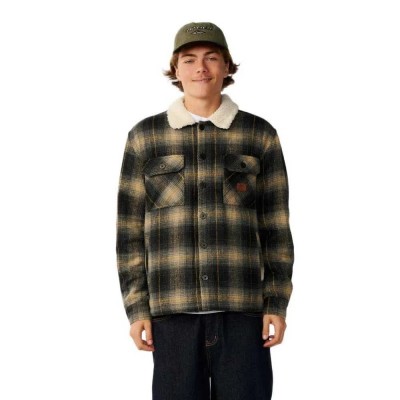 яке,мъжки,якета,дамски,якета,и,палта,rip,curl,classic,surf,bells,sherpa,jacket,green,(black)