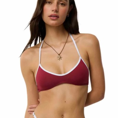 дамски,бански,костюми,rip,curl,classic,surf,halter,bikini,top,purple,(plum)
