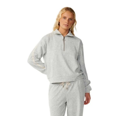 блуза,дамски,блузи,rip,curl,cosy,half,zip,sweatshirt,grey,(grey,marle)
