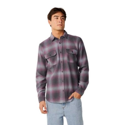 риза,с,дълъг,ръкав,дамски,ризи,мъжки,ризи,rip,curl,count,flannel,long,sleeve,shirt,grey,(charcoal,grey)