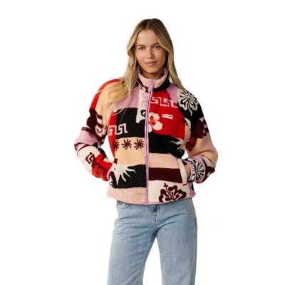 блуза,дамски,блузи,rip,curl,party,wave,polar,allover,full,zip,sweatshirt,multicolor,(multi)