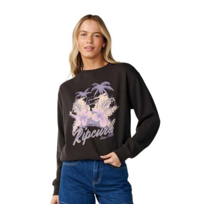 блуза,дамски,блузи,rip,curl,party,wave,sweatshirt,black,(washed,black)