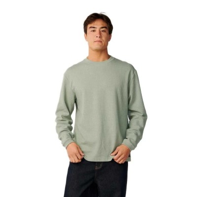 тениска,мъжки,тениски,дамски,тениски,rip,curl,premium,surf,waffle,long,sleeve,t,shirt,green,(sage)