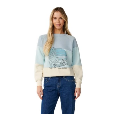 блуза,дамски,блузи,rip,curl,seeker,raglan,standard,sweatshirt,blue,(light,blue)