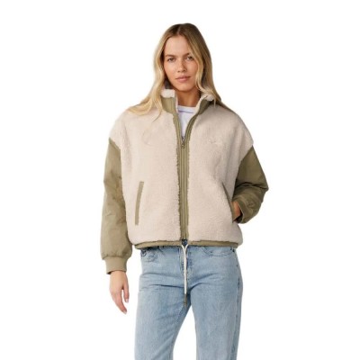 яке,мъжки,якета,дамски,якета,и,палта,rip,curl,venture,sherpa,jacket,beige,(olive)