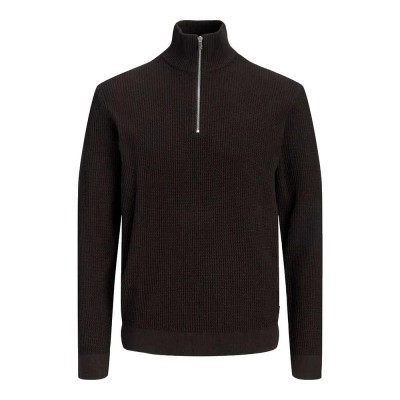 блуза,мъжки,пуловери,дамски,пуловери,jj,rebel,lustanley,half,zip,sweater,black,(ganache,detail,twist)
