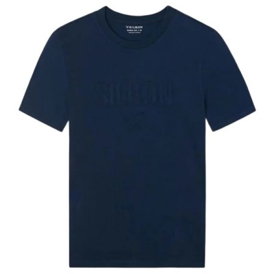 тениска,мъжки,тениски,дамски,тениски,silbon,101040,short,sleeve,t,shirt,blue,(navy,blue)