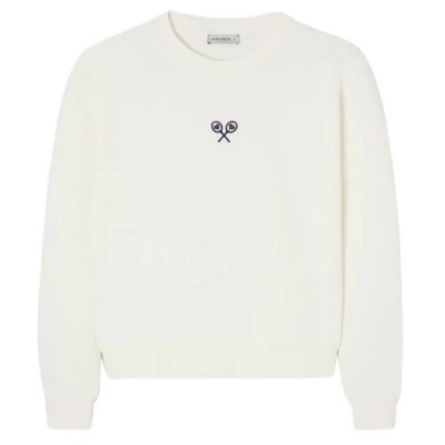 блуза,дамски,блузи,silbon,lucky,love,sweatshirt,white,(ecru)