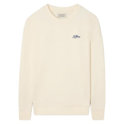 блуза,мъжки,пуловери,silbon,relaxed,fit,society,sweatshirt,beige,(cream)