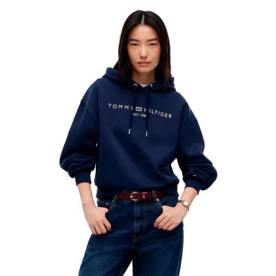 суичър,дамски,блузи,tommy,hilfiger,ww0ww47832,hoodie,blue,(dark,blue)
