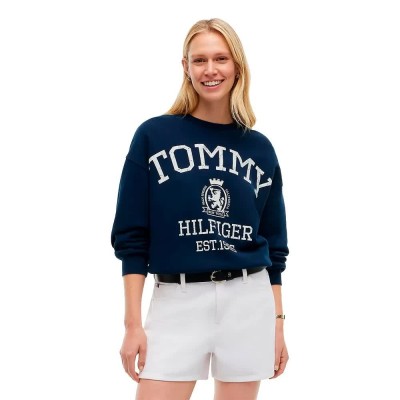блуза,дамски,блузи,tommy,hilfiger,ww0ww50941,sweatshirt,blue,(dark,night,navy)