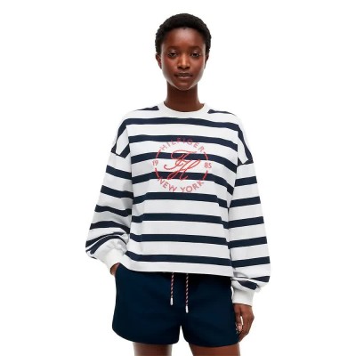 тениска,мъжки,тениски,дамски,тениски,tommy,hilfiger,ww0ww50969,long,sleeve,t,shirt,white,(wide,strp,ecru,dark,night,navy)