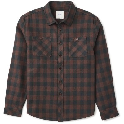 риза,с,дълъг,ръкав,дамски,ризи,мъжки,ризи,katin,sierra,long,sleeve,shirt,brown,(french,roast,plaid)