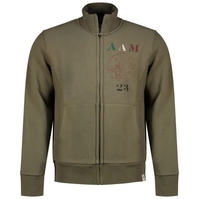 блуза,мъжки,пуловери,aeronautica,militare,262fe2114uf00686,full,zip,sweatshirt,green,(tea,leaf)