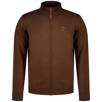 блуза,мъжки,пуловери,дамски,пуловери,aeronautica,militare,262ma1632ul00506,full,zip,sweater,brown,(chestnut,brown)