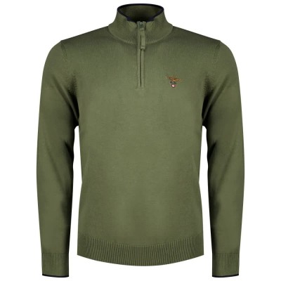блуза,мъжки,пуловери,дамски,пуловери,aeronautica,militare,262ma1670ul00506,half,zip,sweater,green,(tea,leaf)
