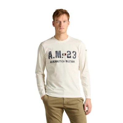 тениска,мъжки,тениски,дамски,тениски,aeronautica,militare,262ts2583uj00750,long,sleeve,t,shirt,white,(off,white)