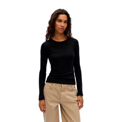 тениска,мъжки,тениски,дамски,тениски,vila,alma,long,sleeve,t,shirt,black,(black)