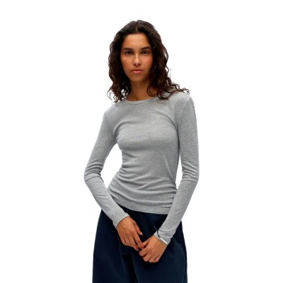 тениска,мъжки,тениски,дамски,тениски,vila,alma,long,sleeve,t,shirt,grey,(medium,grey,melange)