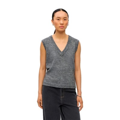 елек,мъжки,пуловери,дамски,пуловери,vila,denisi,knitted,vest,grey,(medium,grey,melange)
