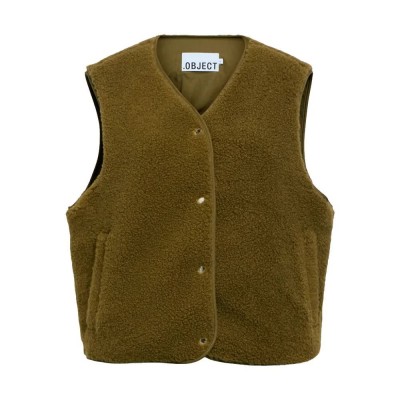 елек,дамски,жилетки,vila,ella,vest,green,(martini,olive)