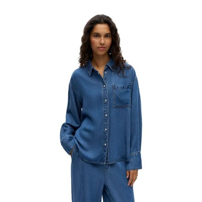 риза,с,дълъг,ръкав,дамски,ризи,мъжки,ризи,vila,frame,zila,long,sleeve,shirt,blue,(medium,blue,denim)