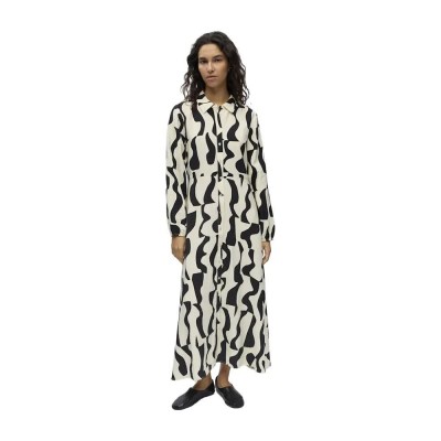 рокля,дамски,поли,и,рокли,vila,jacira,long,sleeve,long,dress,white,(birch,aop,black,graph,pattern)