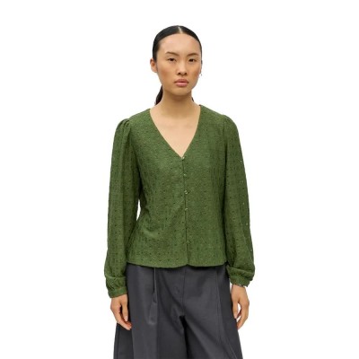 дамски,блузи,vila,laila,long,sleeve,blouse,green,(bronze,green)
