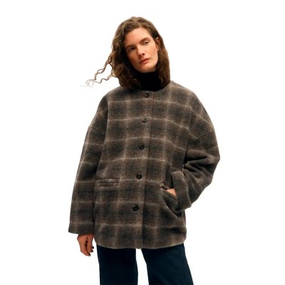 яке,мъжки,якета,дамски,якета,и,палта,vila,maise,jacket,brown,(carafe,detail,check)