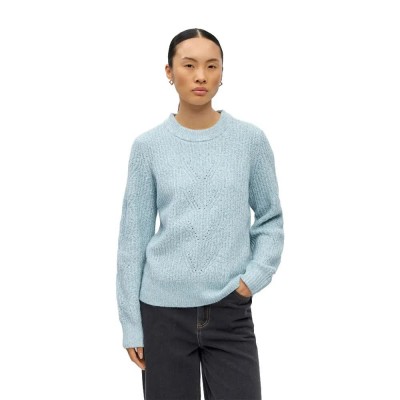 блуза,мъжки,пуловери,дамски,пуловери,vila,sally,sweater,blue,(blue,shadow,detail,melange)