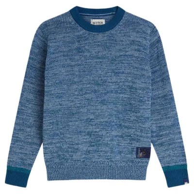 блуза,мъжки,пуловери,дамски,пуловери,scotch,&,soda,183385,sweater,blue,(grey,dawn,melange)