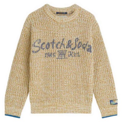 блуза,мъжки,пуловери,дамски,пуловери,scotch,&,soda,183395,sweater,beige,yellow,(eggnog,melange)