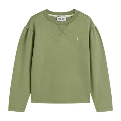 блуза,детски,блузи,scotch,&,soda,183452,sweatshirt,green,(oil,green)
