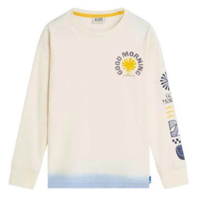 тениска,мъжки,тениски,дамски,тениски,scotch,&,soda,184440,long,sleeve,t,shirt,beige,(eggnog)