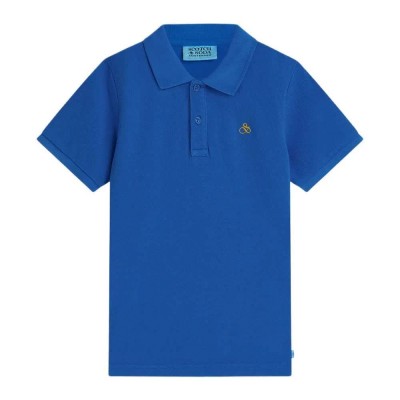 дамски,блузи,с,яка,мъжки,блузи,с,яка,scotch,&,soda,184449,short,sleeve,polo,blue,(strong,blue)