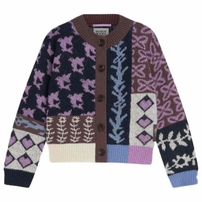 жилетка,мъжки,пуловери,дамски,пуловери,scotch,&,soda,festive,patchwork,cardigan,multicolor,(festive,patchwork)