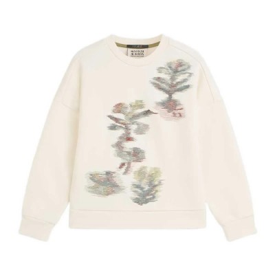 блуза,детски,блузи,scotch,&,soda,placed,sweatshirt,beige,(eggnog)
