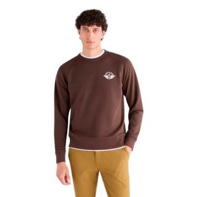 блуза,мъжки,пуловери,dockers,t2,sweatshirt,brown,(dockers,wing,and,a,0093)